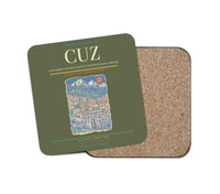 Thumbnail for Alejandro Velasco Astete International Airport CUZ Coaster 1-Piece - Green Army