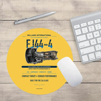 Thumbnail for FJ44-4 design on yellow round mouse pad