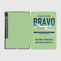 Thumbnail for Cessna Citation Bravo design on light green samsung tablet tablet case