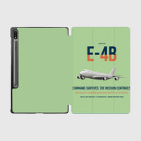 Thumbnail for E-4B Nightwatch design on light green samsung tablet tablet case