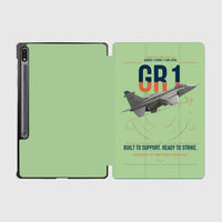 Thumbnail for SEPECAT Jaguar GR1 design on light green samsung tablet tablet case