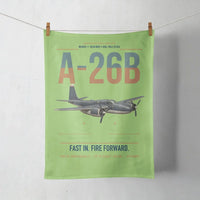 Thumbnail for A-26B Invader design on light green towel
