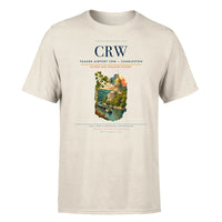 Thumbnail for Yeager Airport (CRW) T-Shirt single-side front print in Beige | yeager-airport-crw-double-side-t-shirt