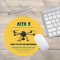 Thumbnail for Freefly Alta X design on yellow round mouse pad