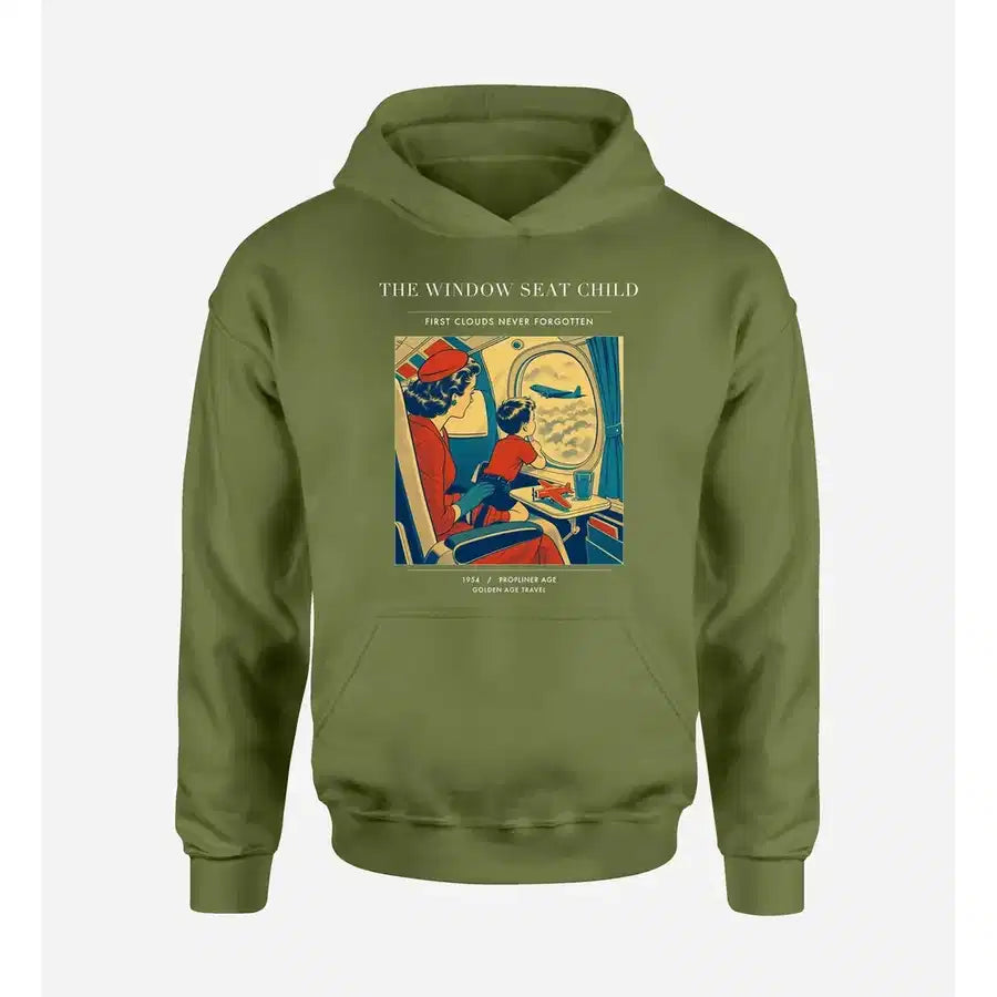VINTAGE G4215 - The Window Seat Child - Premium Hoodie design on greenarmy premium