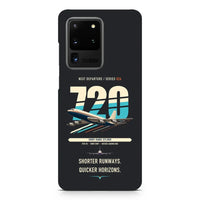 Thumbnail for Boeing 720B design on samsung case - black