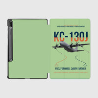 Thumbnail for KC-130J SUPER HERCULES design on light green samsung tablet tablet case