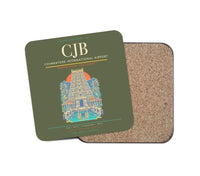 Thumbnail for Coimbatore International Airport CJB Coaster 1-Piece - Green Army