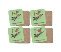 Thumbnail for F-4E Phantom II design on light green 4 pieces set coaster