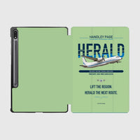 Thumbnail for Handley Page HPR.7 Dart Herald design on light green samsung tablet tablet case