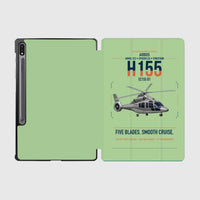 Thumbnail for Airbus H155 EC155 B1 design on light green samsung tablet tablet case
