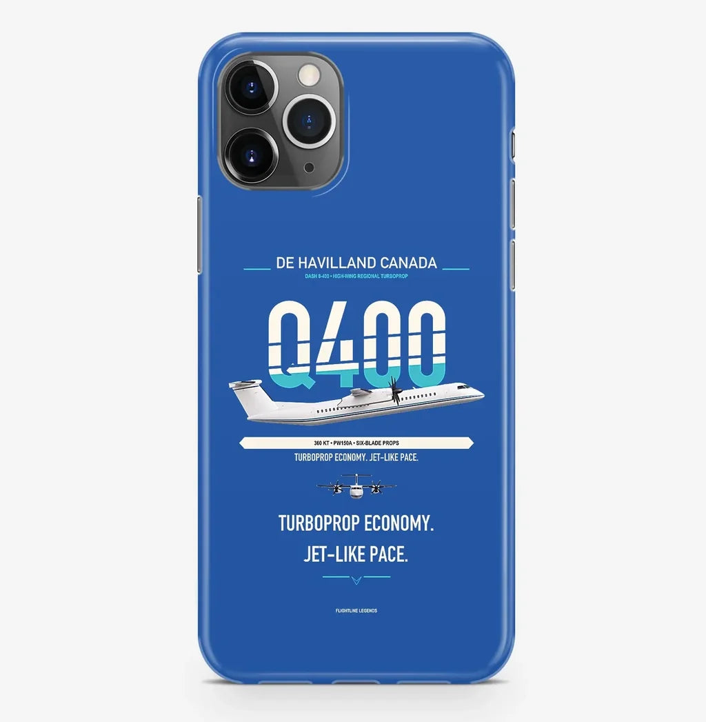 Dash 8-400 Case ProMax design on blue iphone case promax