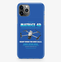 Thumbnail for DJI Matrice 4D Case ProMax design on blue iphone case promax