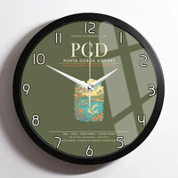 Thumbnail for Punta Gorda Airport PGD Wall-Clock Framed - Green Army