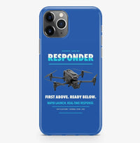 Thumbnail for BRINC Responder Case ProMax design on blue iphone case promax