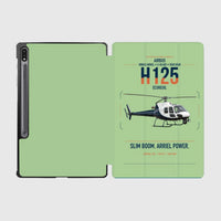 Thumbnail for Airbus H125 design on light green samsung tablet tablet case