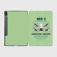Thumbnail for DJI Neo 2 design on light green samsung tablet tablet case