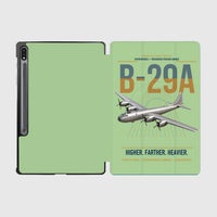 Thumbnail for B-29A Superfortress design on light green samsung tablet tablet case