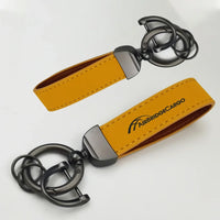 Thumbnail for AirBridgeCargo Horseshoe Buckle key chain in yellow