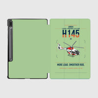 Thumbnail for Airbus H145 D3 design on light green samsung tablet tablet case