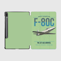 Thumbnail for F-80C Shooting Star design on light green samsung tablet tablet case