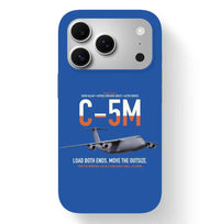 Thumbnail for C-5M Super Galaxy design on blue magsafe iphone case, for iPhone 17 Pro