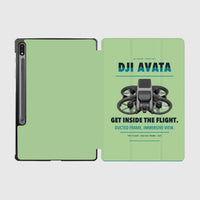 Thumbnail for DJI Avata design on light green samsung tablet tablet case