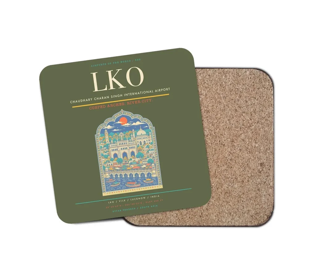 Chaudhary Charan Singh International Airport LKO Coaster 1-Piece - Green Army