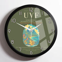 Thumbnail for Hewanorra International Airport UVF Wall-Clock Framed - Green Army