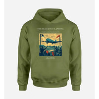 Thumbnail for VINTAGE G4501 - The Blackout Landing - Premium Hoodie design on greenarmy premium
