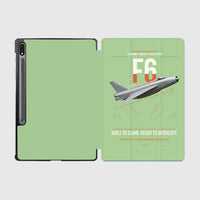 Thumbnail for English Electric Lightning F6 design on light green samsung tablet tablet case