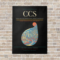 Thumbnail for Simon Bolivar International Airport (Maiquetia) CCS - Canvas No Frame - Black
