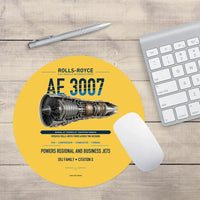 Thumbnail for AE 3007 design on yellow round mouse pad