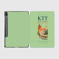 Thumbnail for Kittilä Airport (KTT) design on light green samsung tablet tablet case