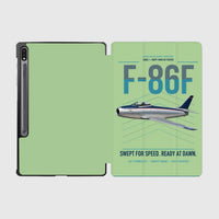 Thumbnail for F-86F Sabre design on light green samsung tablet tablet case
