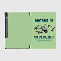 Thumbnail for DJI Matrice 4E design on light green samsung tablet tablet case