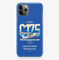 Thumbnail for Cessna 175 Skylark design on blue magsafe iphone case, for iPhone Pro Max