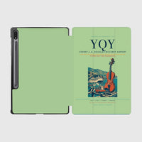 Thumbnail for Sydney–J.A. Douglas McCurdy Airport (YQY) design on light green samsung tablet tablet case