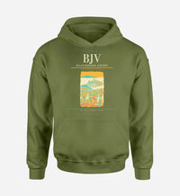Thumbnail for Milas-Bodrum Airport (BJV) design on green army hoodie single-side print