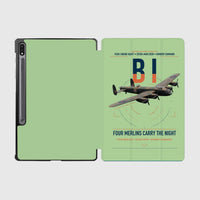 Thumbnail for Avro Lancaster B I design on light green samsung tablet tablet case