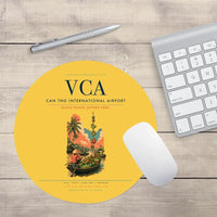 Thumbnail for Can Tho International Airport (VCA) design on yellow round mouse pad