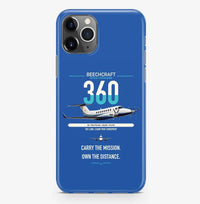 Thumbnail for Beechcraft King Air 360 design on blue magsafe iphone case, for iPhone Pro Max