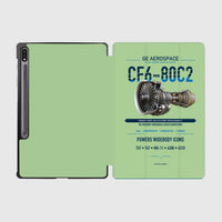 Thumbnail for CF6-80C2 design on light green samsung tablet tablet case