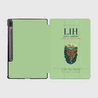 Thumbnail for Līhuʻe Airport (LIH) design on light green samsung tablet tablet case
