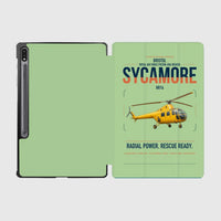 Thumbnail for Bristol Sycamore HR14 design on light green samsung tablet tablet case