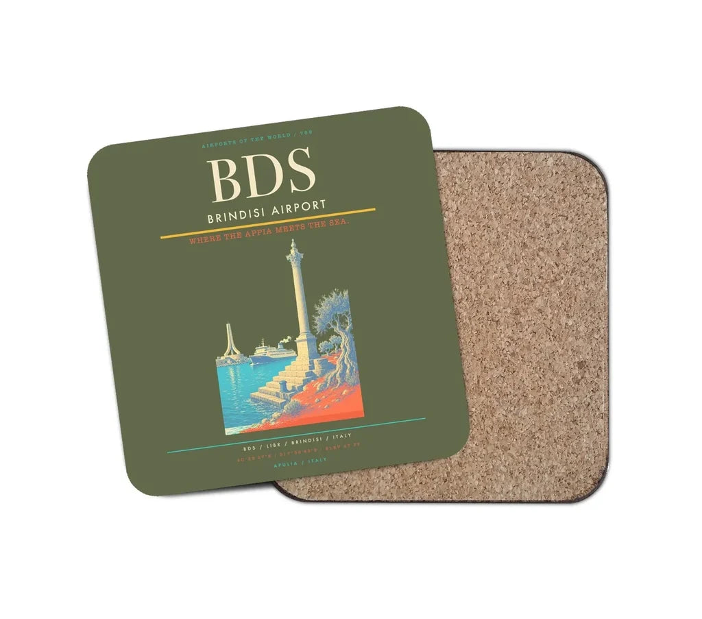 Brindisi Airport BDS Coaster 1-Piece - Green Army