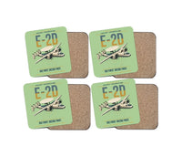 Thumbnail for E-2D Advanced Hawkeye design on light green 4 pieces set coaster