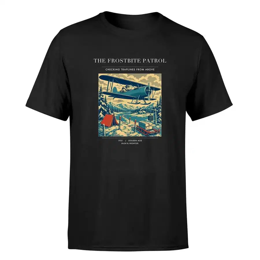 VINTAGE G4290 - The Frostbite Patrol - Premium T-Shirt design on black premium t shirt
