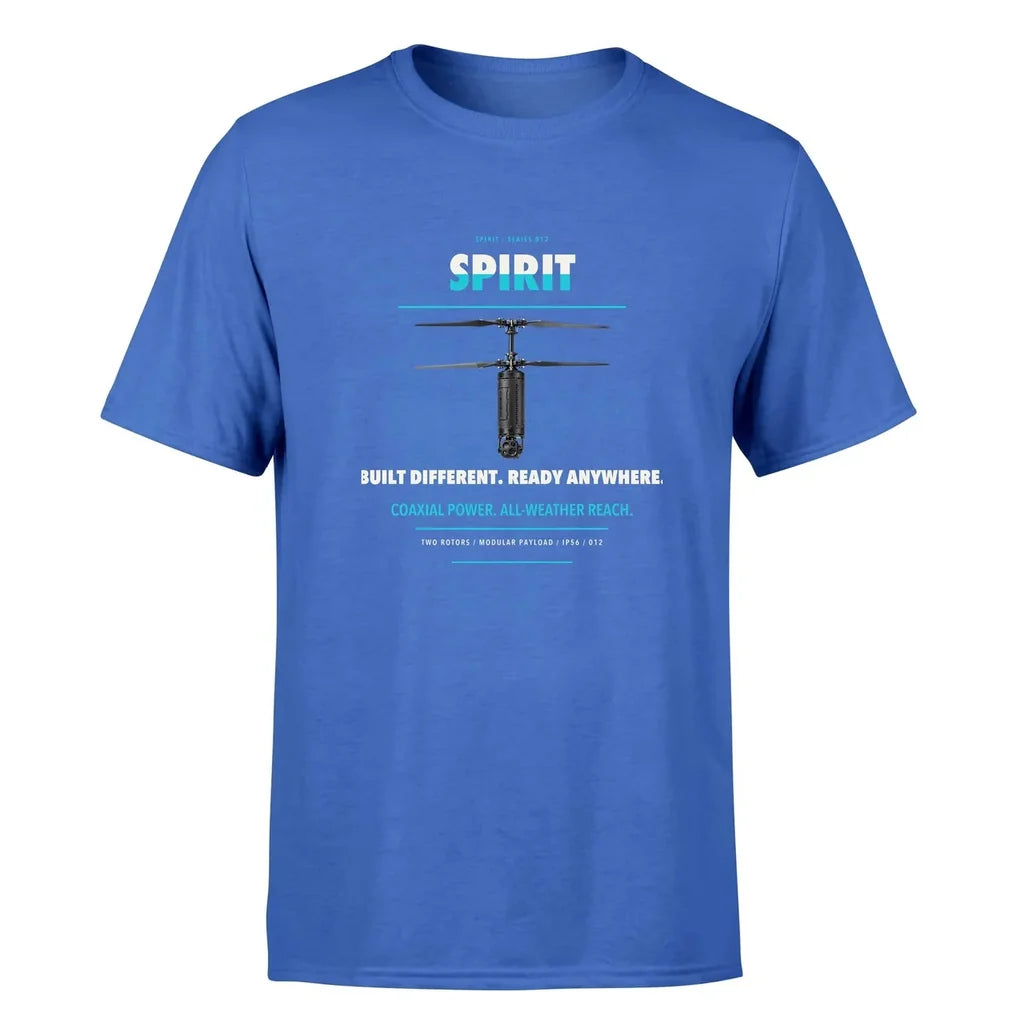 Ascent AeroSystems Spirit design on blue single side