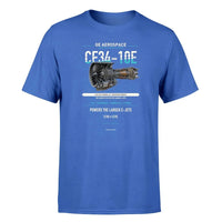 Thumbnail for CF34-10E design on blue single side